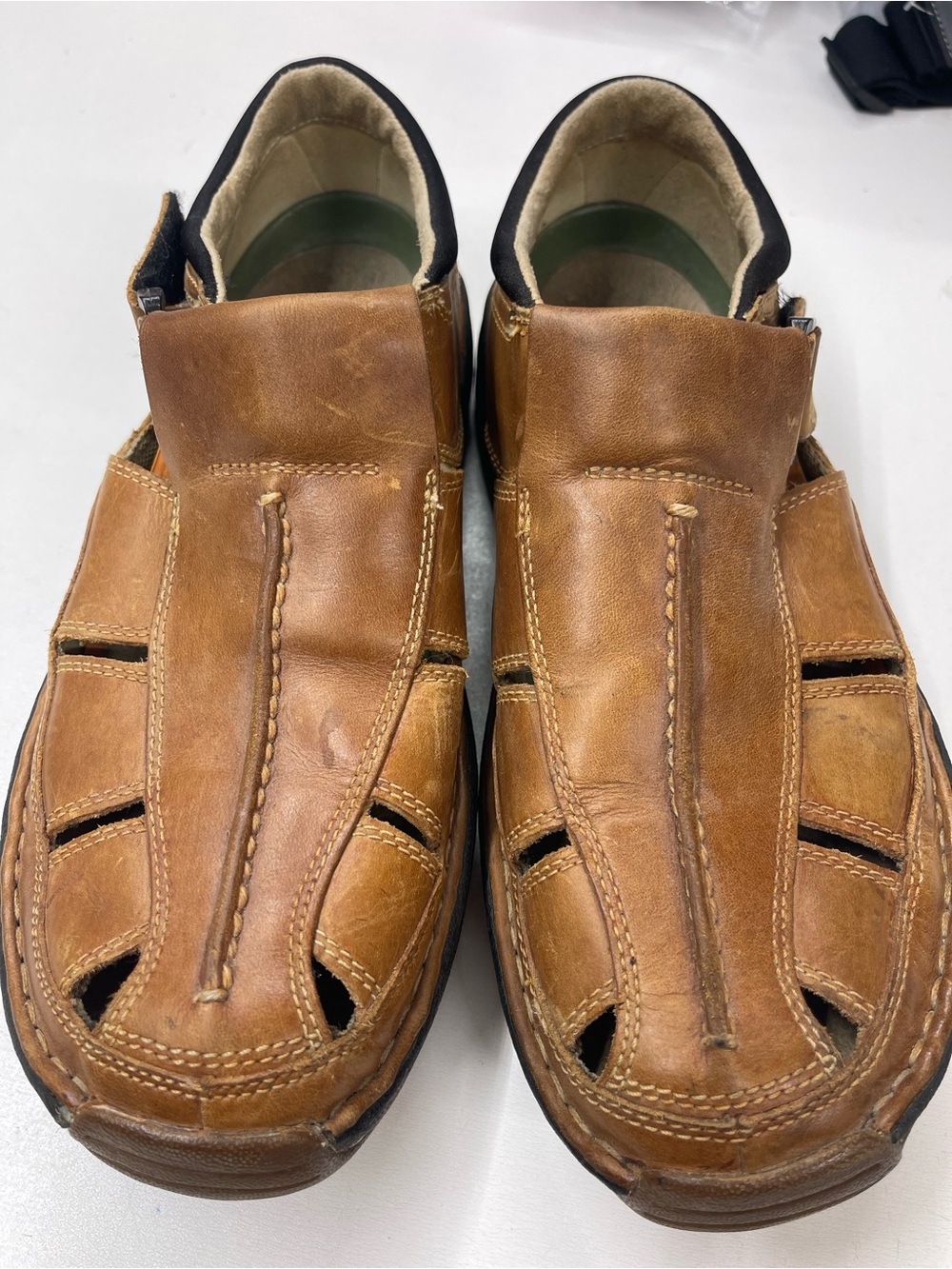 Timberland Altamont Fisherman Sandals, featuring brown leather